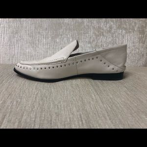 Vince Camuto cream studded loafers. Size 7